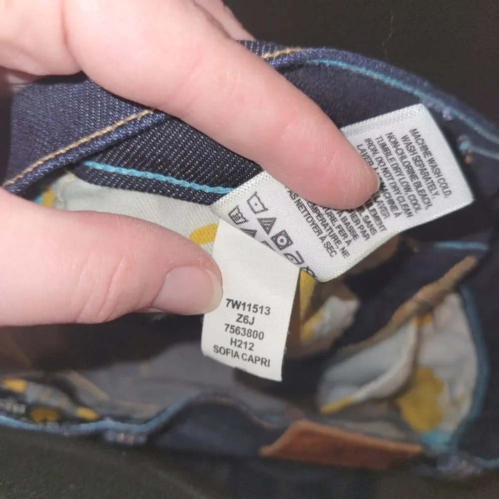 Lucky Brand Sofia Capri Jeans 2 26 - Picture 8 of 12